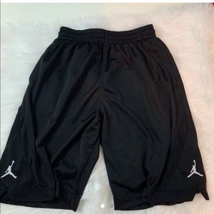 Black Jordan basketball shorts